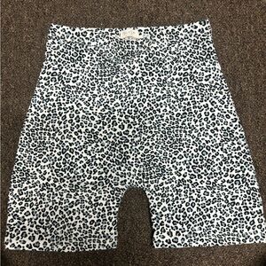 John Galt Leopard Shorts